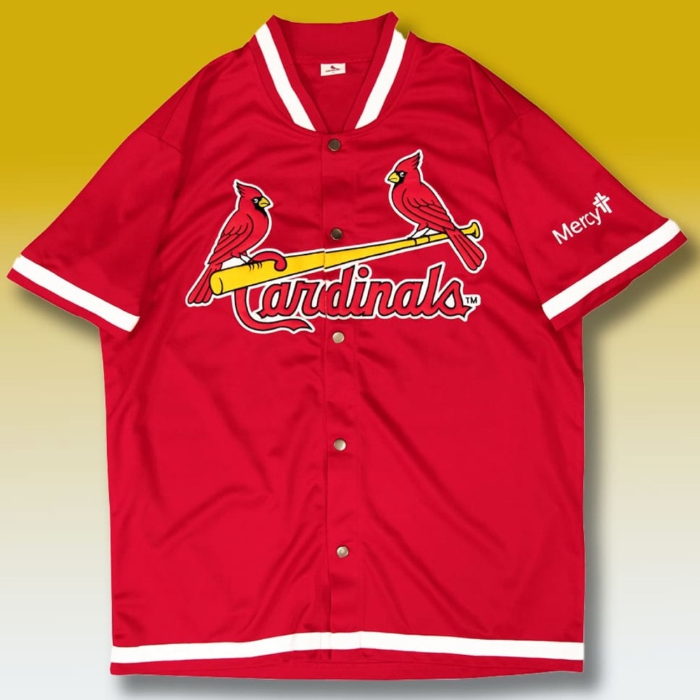 St. Louis Cardinals Retro Warmup Jersey 7/13/25 SGA Shirt XL New!